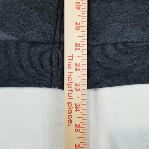 PINK Victoria's Secret Hoodie Womens Small Gray Camo Sequin Zip Sweatshirt Dog - Picture 9 of 10